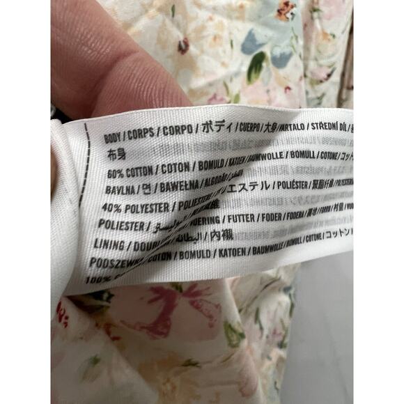 Abercrombie & Fitch Floral Emerson Poplin Puff Sleeve Mini Dress - Picture 10 of 11